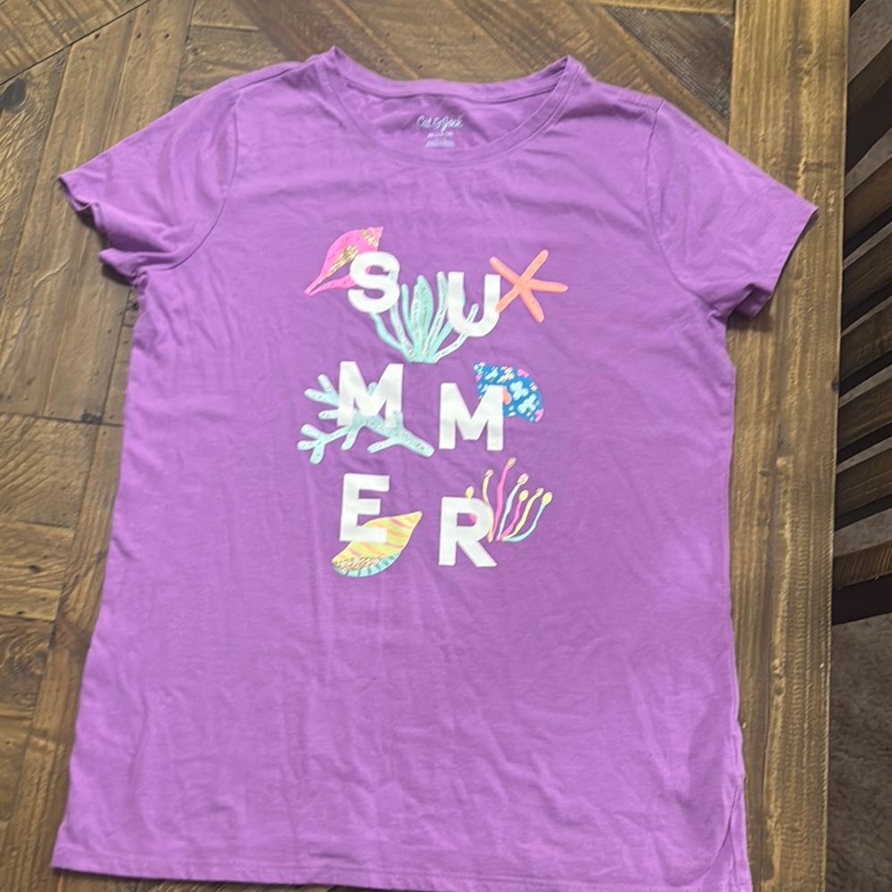 Cat & Jack Lavender Summer Tee